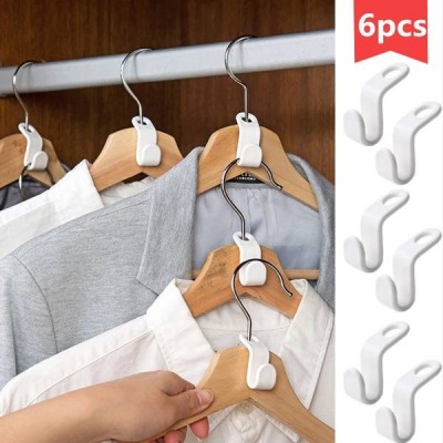 Drabužių pakabos jungiamasis kabliukas 6 vnt - Drabužių kabyklų