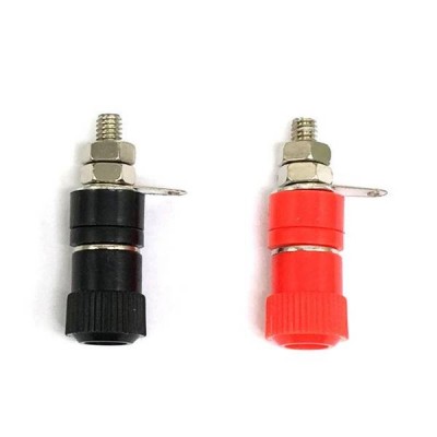 Garso garsiakalbio lizdas 4MM - JS-999B - bananinė jungtis -