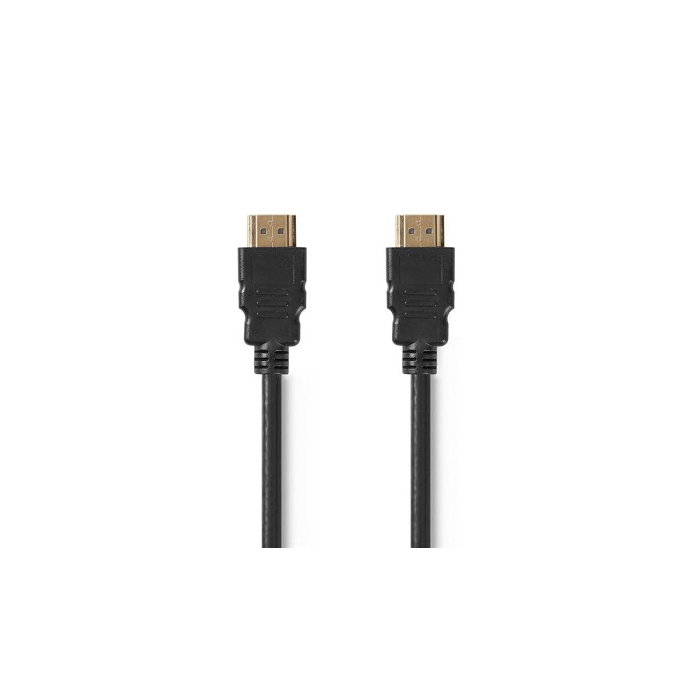 Kabelis HDMI 1m NEDIS CVGT34000BK10-Kabeliai HDMI / HDMI