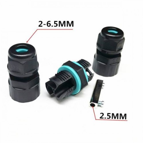 Kabelio jungtis M16 3PIN - hermetiška jungtis IP68 -