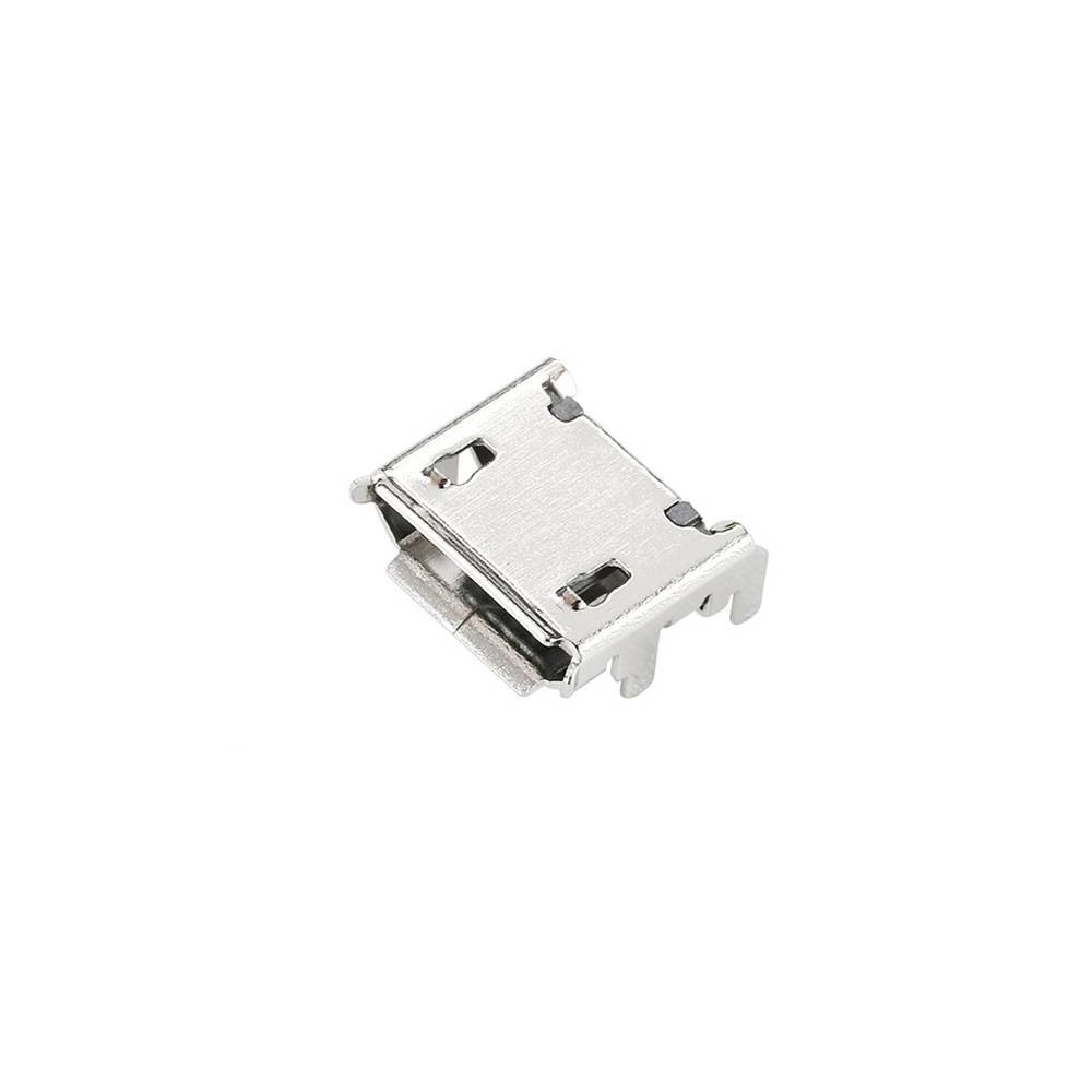 "Micro USB" vidinis lizdas - 5 KONTAKTŲ JUNGTIS 4-dIP kojelės -