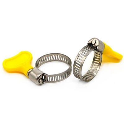 Drugelio formos spaustukas 13x19 mm - metalinis sliekinis