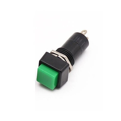 PBS mygtukas-12A - 250V 1A - žalias - bistabilus -