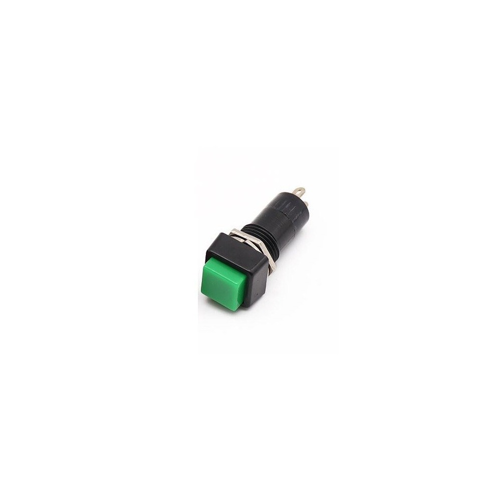 PBS mygtukas-12A - 250V 1A - žalias - bistabilus -