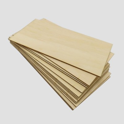 Fanera 2 mm 200x450 mm - Lazerinio raižymo ir pjaustymo lenta -