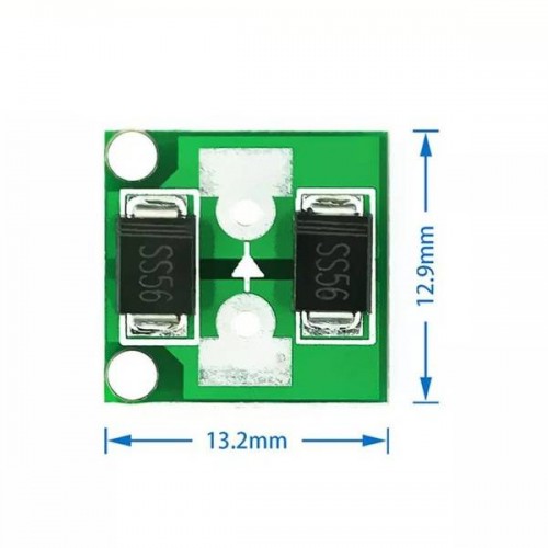 Apsaugos nuo atvirkštinės srovės diodų modulis - 10A 60V -