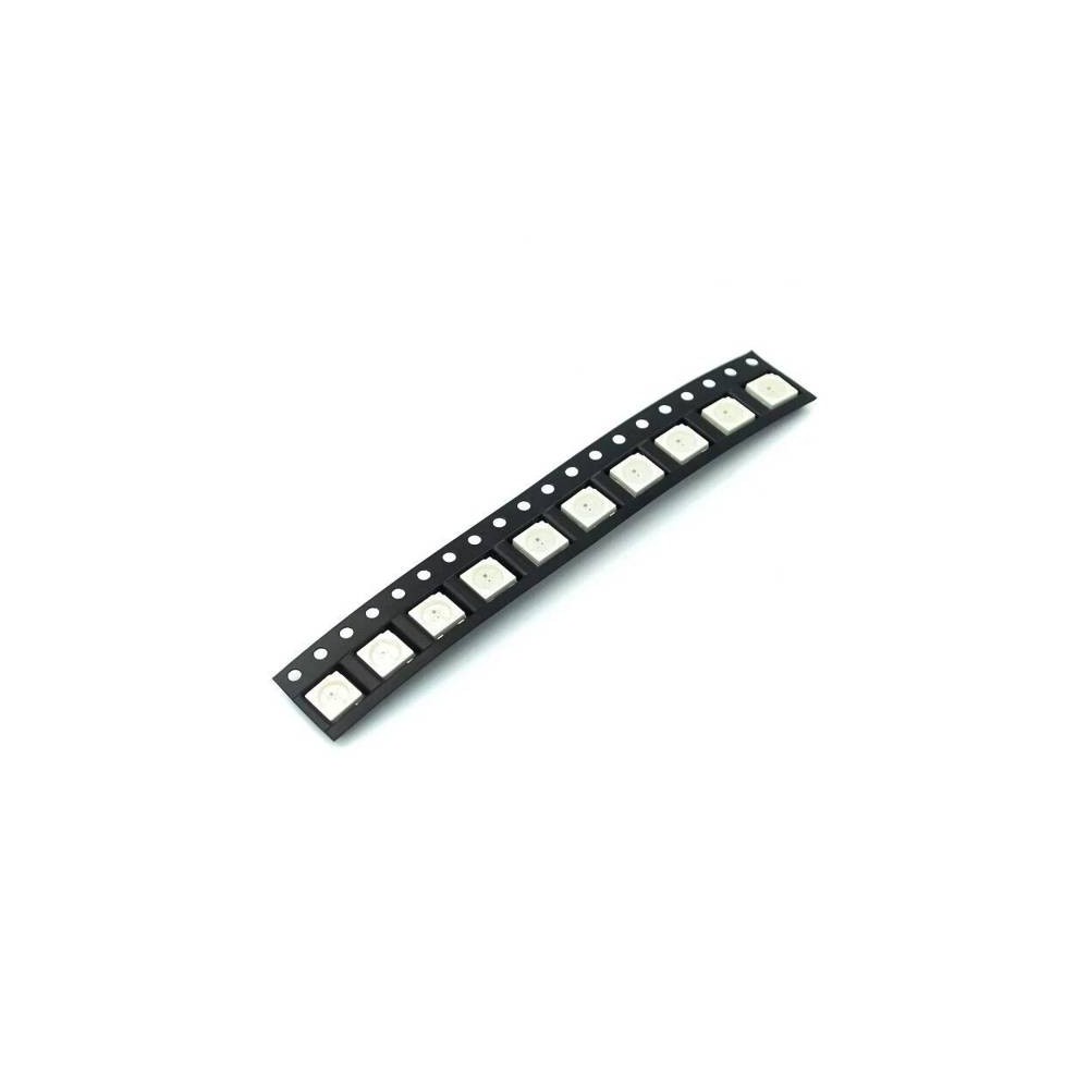RGB šviesos diodas 6pin - SMD 5050 - 10 vnt - LED