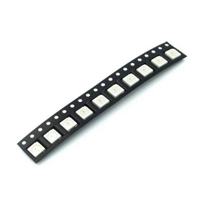 RGB šviesos diodas 6pin - SMD 5050 - 10 vnt - LED