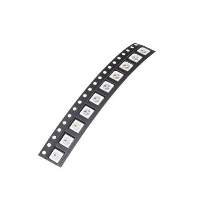 RGB šviesos diodas 6pin - SMD 5050 - 10 vnt - LED