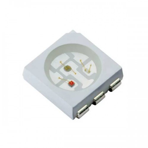 RGB šviesos diodas 6pin - SMD 5050 - 10 vnt - LED