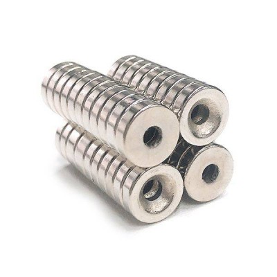 Magnetas 12x3-4 mm žiedas N35 - neodimio magnetas-