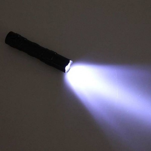 3W mini LED žibintuvėlis - Aliuminis - kišeninis žibintuvėlis