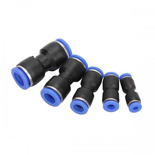 PU tiesi jungtis-10 mm - Pneumatinė greito atjungimo jungtis