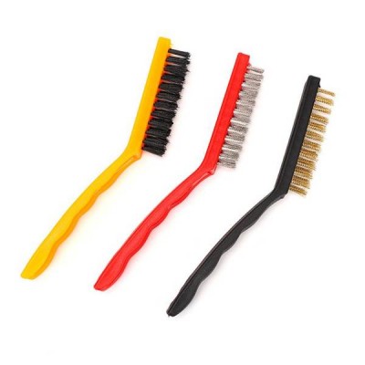 3 šepetėlių rinkinys 9 cm - Techniniai vieliniai šepečiai iš
