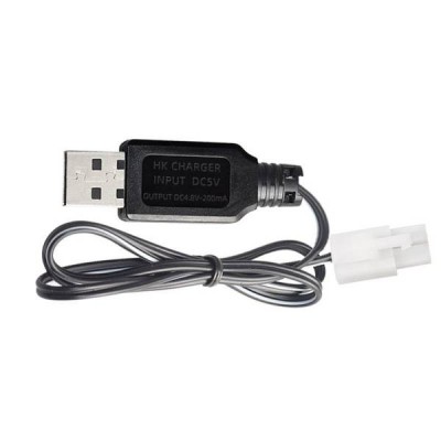 USB akumuliatoriaus įkroviklis - 4.8V - tamiya KET2P kištukas -