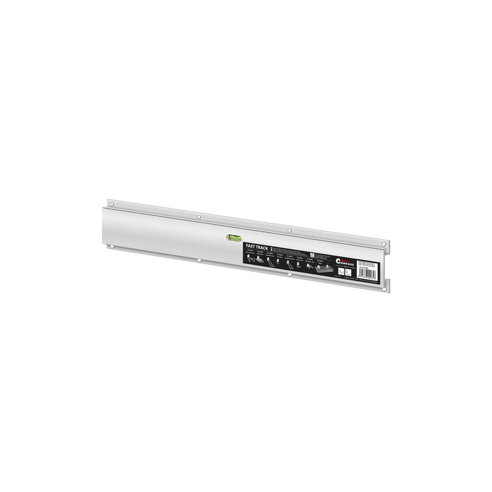 Pakabos sistema FAST TRACK rail ALU 60 cm su gulsčiuku