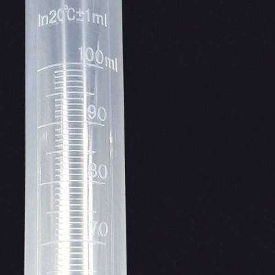 Plastikinė 100 ml matavimo taurė - Matavimo cilindras su