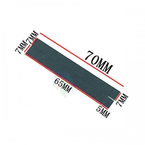 Izoliacinė pagalvėlė 2 18650 akumuliatoriams - 70x14 mm