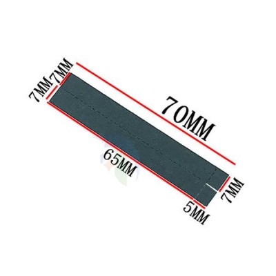 Izoliacinė pagalvėlė 2 18650 akumuliatoriams - 70x14 mm
