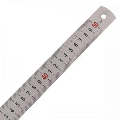 Metalinė liniuotė 100 cm - dvipusis - tikslus-Pagrindinis