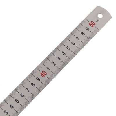 Metalinė liniuotė 100 cm - dvipusis - tikslus-Pagrindinis