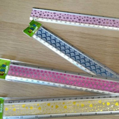 Aliumininė liniuotė 30 cm 12 colių - spalvų rinkinys-Pagrindinis