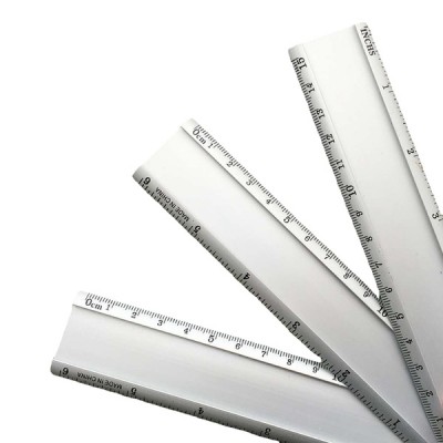 Aliumininė liniuotė 30 cm 12 colių - spalvų rinkinys-Pagrindinis
