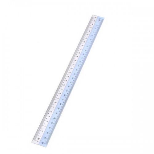 Plastikinė liniuotė 30 cm 12 colių - minkšta skaidri