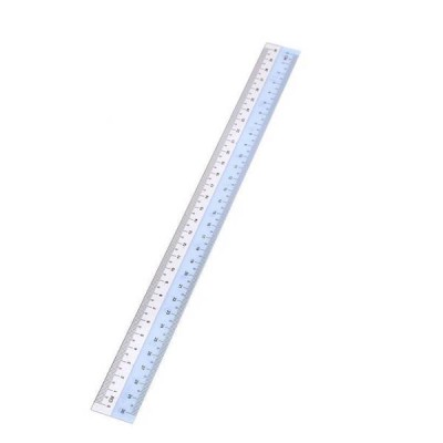 Plastikinė liniuotė 30 cm 12 colių - minkšta skaidri