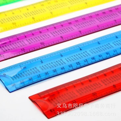 Liniuotė su daugybos lentele 30 cm 12 colių - spalvų