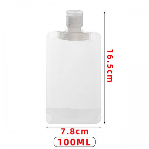 Kelioninis buteliukas 100 ml - lankstus kosmetikos