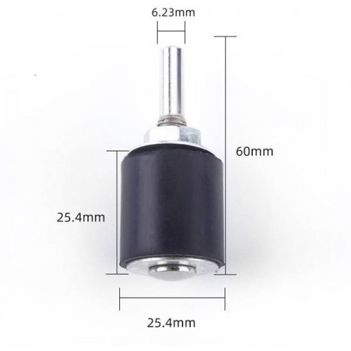 Guminis šlifavimo strypas šlifuokliams - 6,23x25 mm - šlifavimo