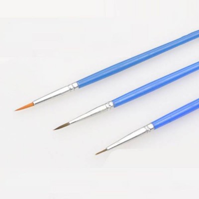Tikslus šepetėlis 8x1,5 mm - mažas teptukas akvarelei