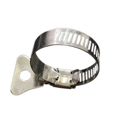 Sliekinis spaustukas su drugeliu 21x38 mm - metalinis vamzdžių