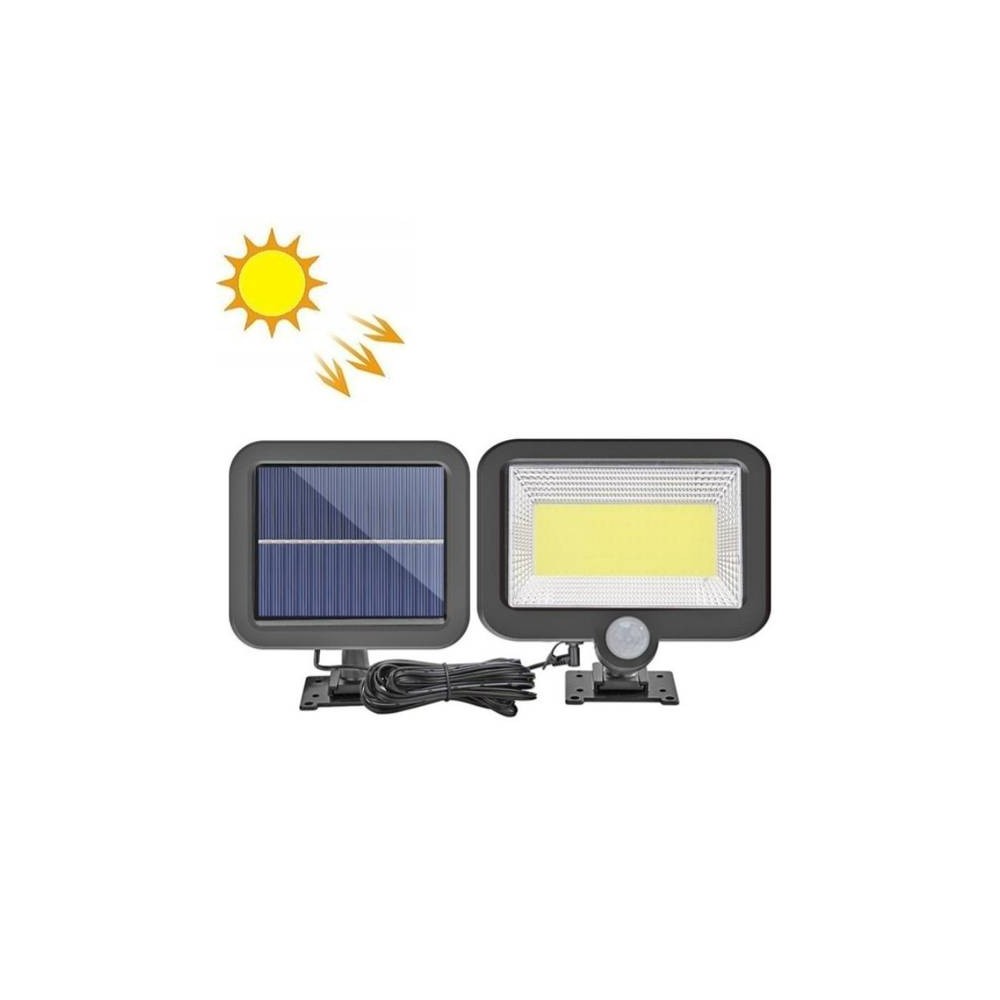 Saulės šviesos 100 LED COB - Halogeninis - lempa su sutemų ir