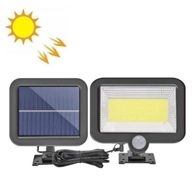 Saulės šviesos 100 LED COB - Halogeninis - lempa su sutemų ir