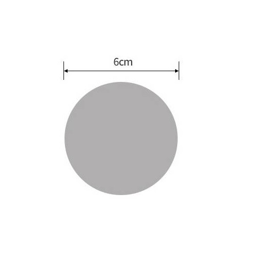 Lipnus tvirtinimo elementas - 50 mm ratas - balta - 5 vnt -