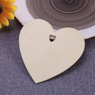Fanera Širdis 75x75x3 mm - Drožybos ir tapybos žymė -