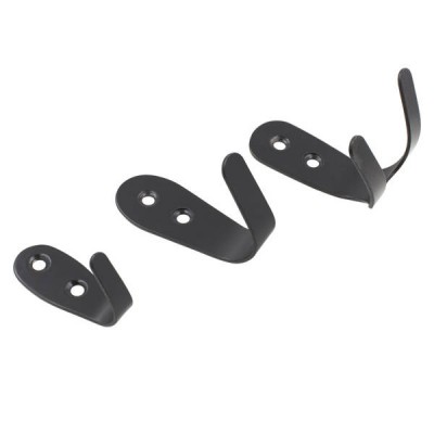 Dvigubas kablys - Blizgučių pakaba - juoda 53 mm -