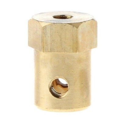 Šešiakampė stebulė 5 mm ašies ratui - robotams, DIY projektams-