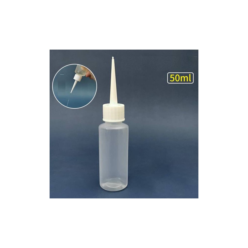 50 ml buteliukas su aplikatoriumi - skysčio dozavimo talpykla -