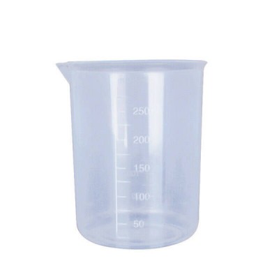 Plastikinis puodelis su matavimo taurele 250 ml - virtuvinis