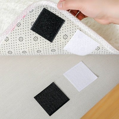 Lipni tvirtinimo detalė 40x60 mm - juoda - 5 vnt - lipni
