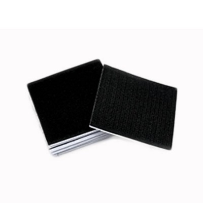 Lipni tvirtinimo detalė 40x60 mm - juoda - 5 vnt - lipni