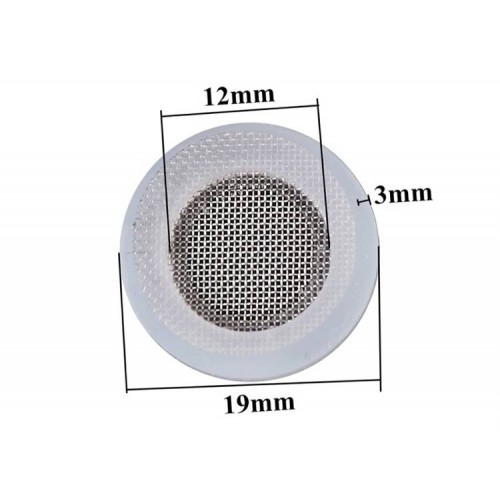 Guminė tarpinė su plokščiu filtru 19 mm - 10 vienetų - Skalbimo