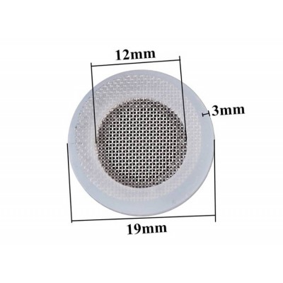 Guminė tarpinė su plokščiu filtru 19 mm - 10 vienetų - Skalbimo