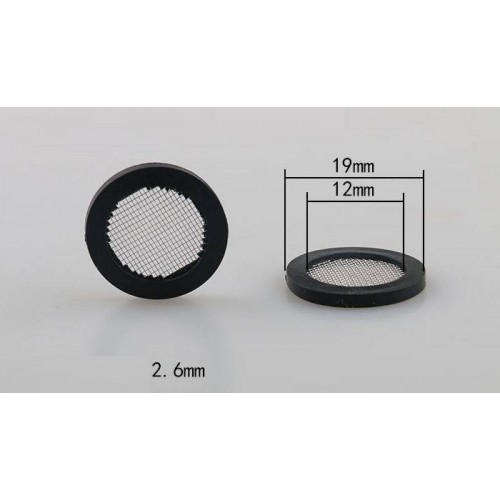 Guminė tarpinė su plokščiu filtru 19 mm - 10 vienetų - Skalbimo