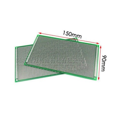 PCB plokštė 90x150 mm - dvipusis PCB - prototipų