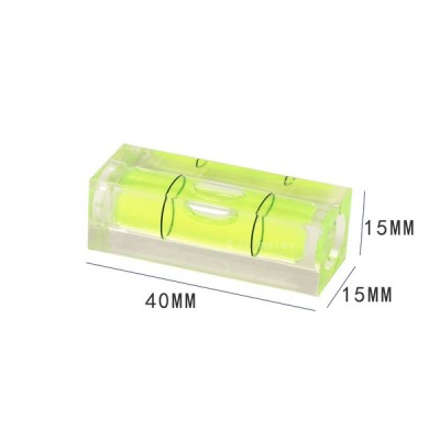 Mini stačiakampis gulsčiukas -15x15x40 mm - nešiojamasis