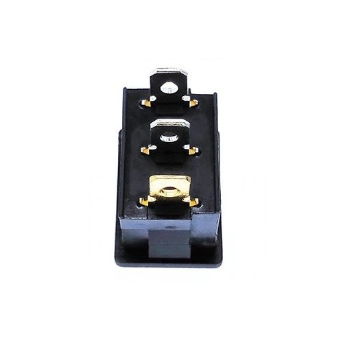 Klavišinis jungiklis 15x10 mm - raudona - 3PIN - 250VAC/3A -